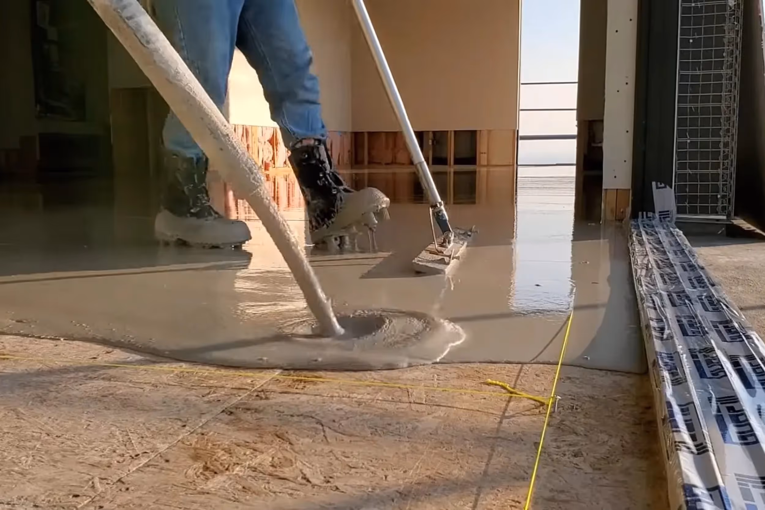 Large-Scale Concrete Slab Leveling Project
